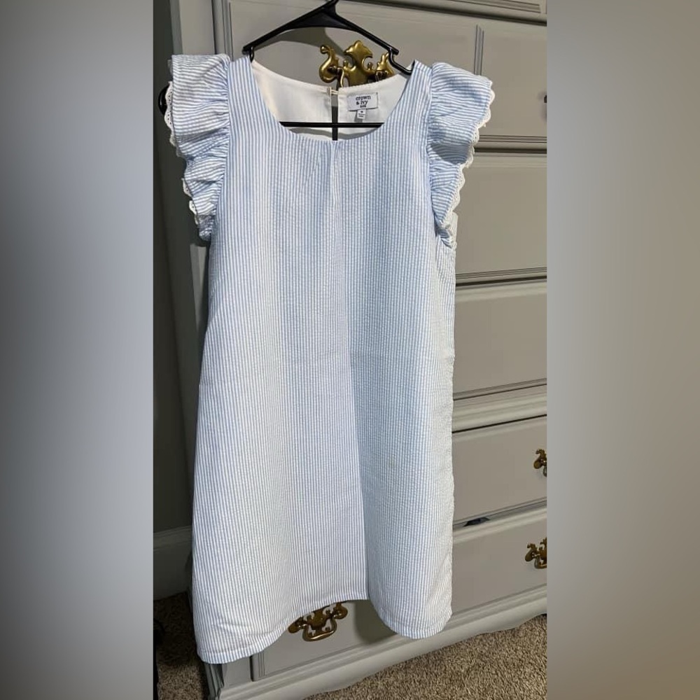 Girls Seersucker Dress